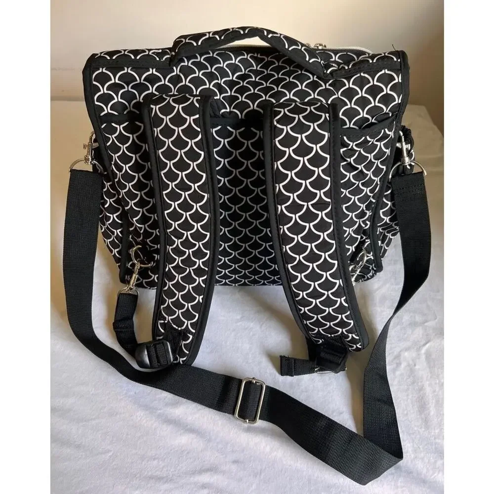 Bananafish Studio Womens Triple Go Convertible Duffle Diaper Bag Backpack
